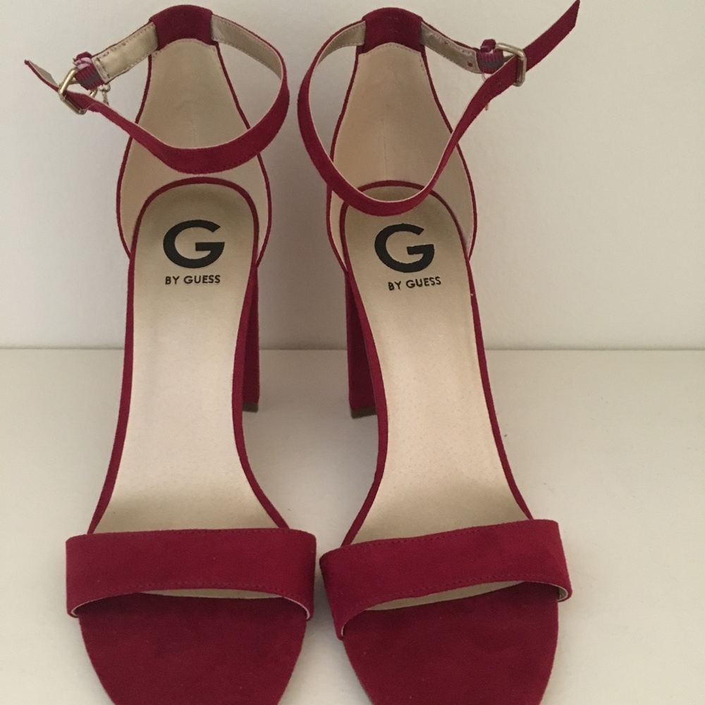 Red Guess Heels